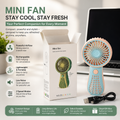 Portable Handheld Cooling Fan – USB Rechargeable Mini Fan