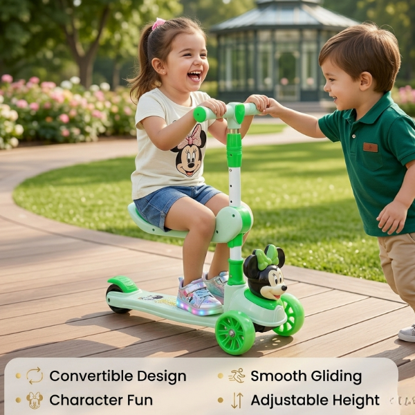 Premium 3-Wheel Smart Kick Scooter Adjustable With Height