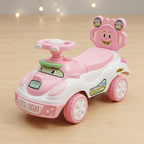 Mini King Kids Interactive Pink Ride On Car Musical Toddler Push Car