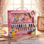 20-Piece Stationery Set Deluxe Art & School Kit for Girls