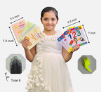 4 Sank Magic Practice Books + 3 Kids Board Books + Water Magic Book