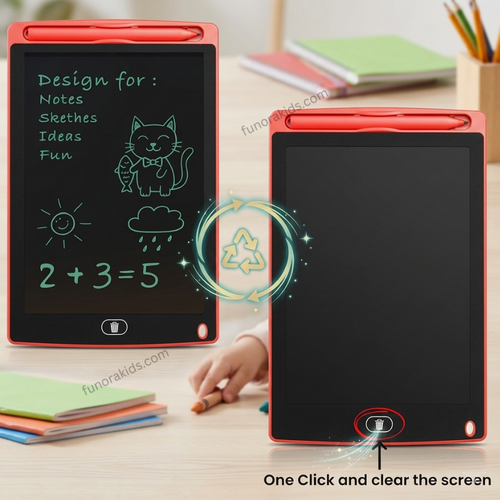 10 Inch Display LCD Tablet For Writing + 1 Pen (Size Large)