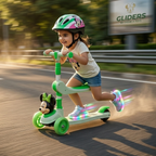 Premium 3-Wheel Smart Kick Scooter Adjustable With Height