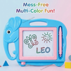 Elephant Shaped Magnetic Drawing Board for Kids Erasable Screen+Pen