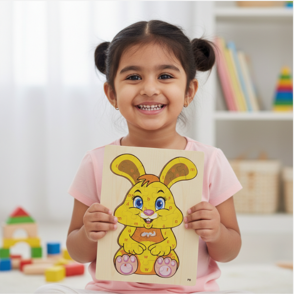 Toddlers & Preschoolers – Letter Recognition & Fine Motor Skills Puzzle Toy