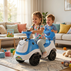 Ergonomic Car Responsive Steering & Comfortable Seating for Toddlers