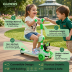 Premium 3-Wheel Smart Kick Scooter Adjustable With Height