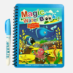 Reusable Magic Water Coloring Book Mess-Free Drawing Pad
