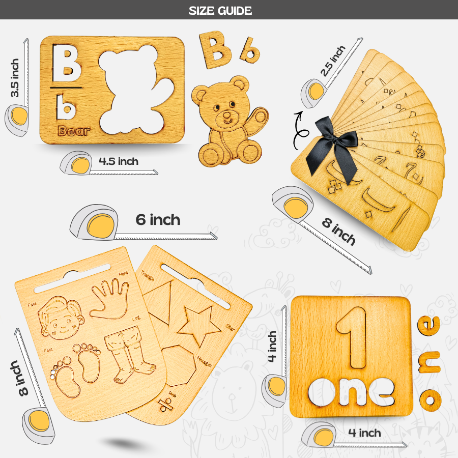 BEST WOODEN LEARNING TOYS BOX