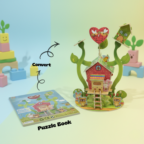 3D DIY Educational Puzzle Set – Creative Art & Craft Learning