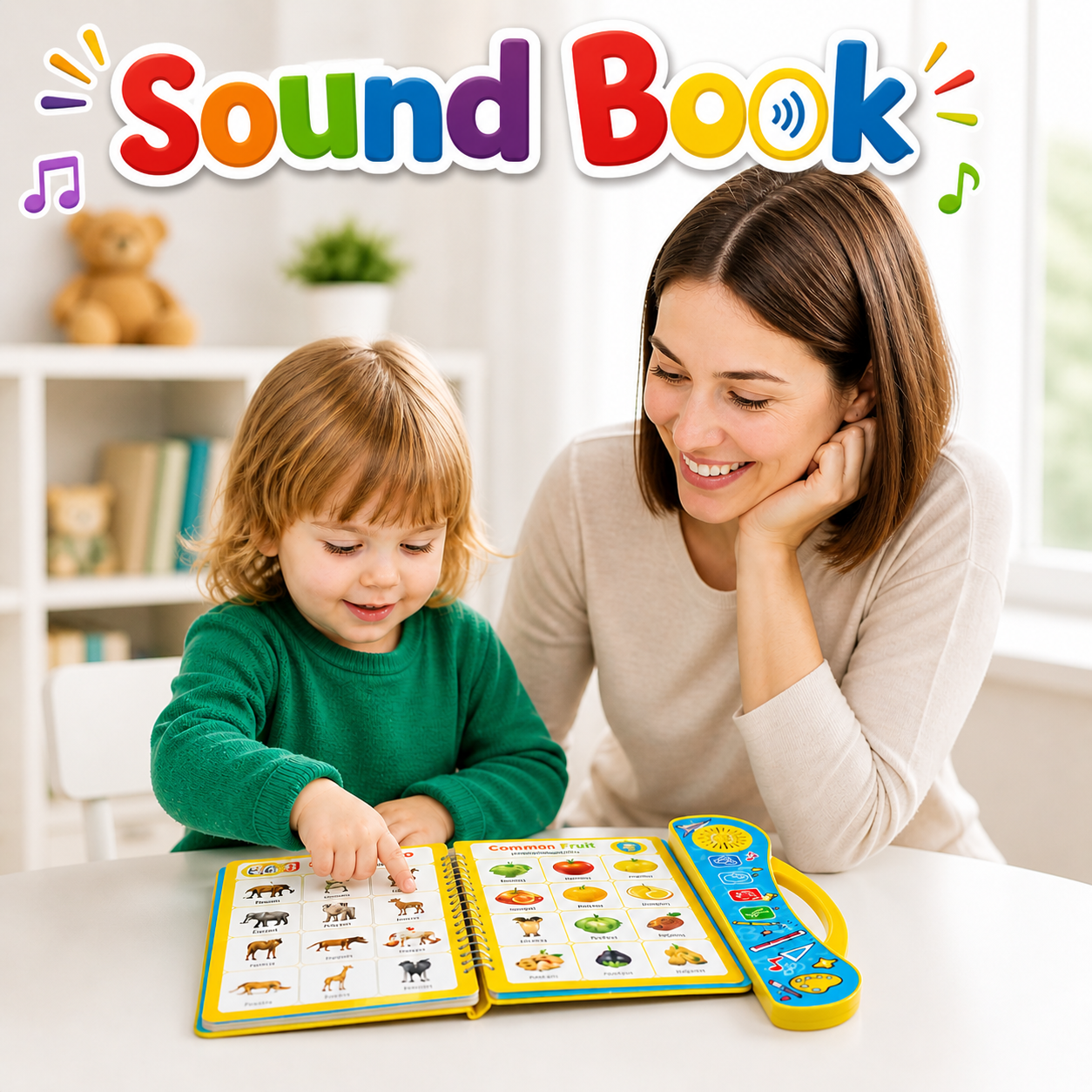 Interactive Kids Sound Learning Book – Touch & Play Audio Education Toy