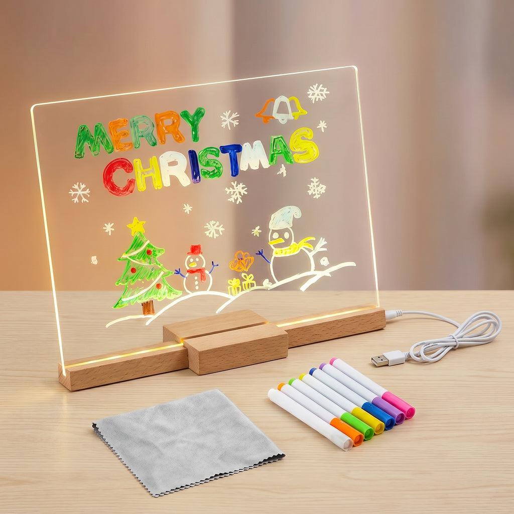 13 Inch LED Acrylic Illuminated Magic Board Colorful (Large Size)