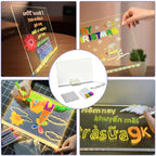 13 Inch LED Acrylic Illuminated Magic Board Colorful (Large Size)