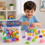 Together Building Blocks Set Colorful Kids Construction Toy Kit | Imagination & DIY Play